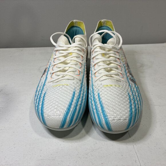 IDA Shoes - IDA Women's Rise Elite FG/AG Soccer Cleats, Size 8.5- White & Blue